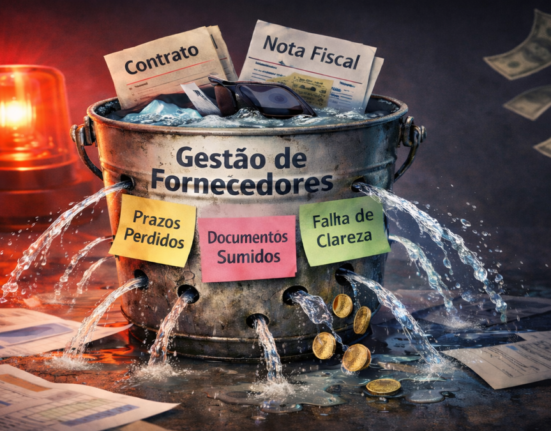 Gestão de fornecedores com falha